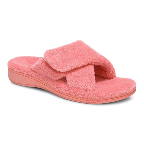 Vionic Slippers Ireland - Relax Slippers Coral - Womens Shoes Discount | KBEJW-1247
